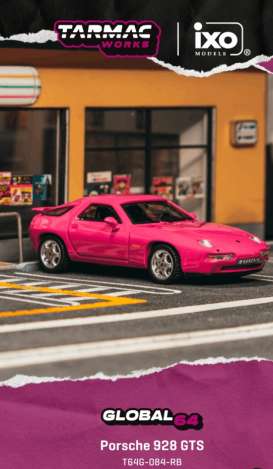 Porsche  - 928 GTS rubystone red - 1:64 - Tarmac - T64G-084-RB - TC-T64G-084-RB | Toms Modelautos
