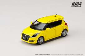Suzuki  - Swift Sport yellow - 1:64 - Hobby Japan - HJ641082Y - HJ641082Y | Toms Modelautos