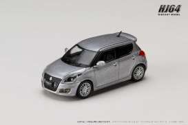 Suzuki  - Swift Sport silver - 1:64 - Hobby Japan - HJ641082S - HJ641082S | Toms Modelautos