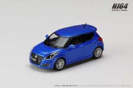 Suzuki  - Swift Sport blue - 1:64 - Hobby Japan - HJ641082BL - HJ641082BL | Toms Modelautos
