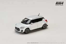Suzuki  - Swift Sport white - 1:64 - Hobby Japan - HJ641083AW - HJ641083AW | Toms Modelautos