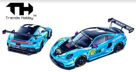 Porsche  - 911 GT3 2025 blue - 1:64 - Trends Hobby - 241084H - TH241084H | Toms Modelautos