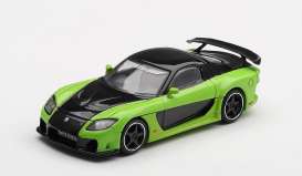 Mazda  - RX-7 2012 green - 1:64 - Mini GT - MGT01223-R - MGT01223-R | Toms Modelautos