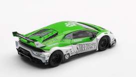 Lamborghini  - Huracan 2025 white/green - 1:64 - Mini GT - MGT01226-BL - MGT01226-BL | Toms Modelautos
