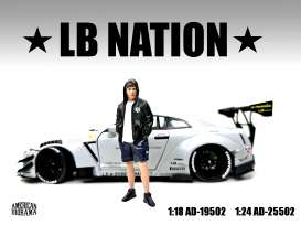 Figures  - Liberty Walk *LB NATION* - 2  - 1:24 - American Diorama - 25502 - AD25502 | Toms Modelautos