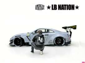 Figures  - Liberty Walk *LB NATION* - 4  - 1:24 - American Diorama - 25504 - AD25504 | Toms Modelautos