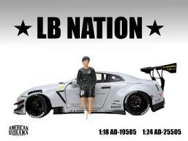 Figures  - Liberty Walk *LB NATION* - 5  - 1:24 - American Diorama - 25505 - AD25505 | Toms Modelautos