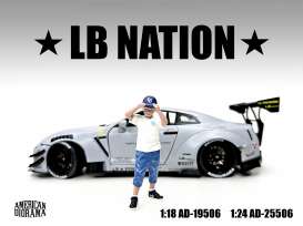 Figures  - Liberty Walk *LB NATION* - 6  - 1:24 - American Diorama - 255066 - AD25506 | Toms Modelautos