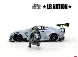 Figures  - Liberty Walk *LB NATION* - 4  - 1:18 - American Diorama - 19504 - AD19504 | Toms Modelautos