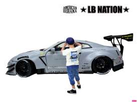 Figures  - Liberty Walk *LB NATION* - 6  - 1:18 - American Diorama - 19506 - AD19506 | Toms Modelautos