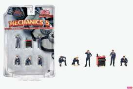 Figures  - *Mechanics 5* various - 1:64 - American Diorama - 2435MJ - AD2435MJ | Toms Modelautos