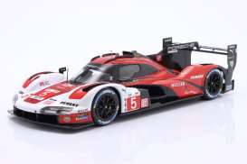 Porsche  - 963 2024 red/white - 1:18 - IXO Models - LEGT963-LM008 - ixoLEGT963-LM008 | Toms Modelautos