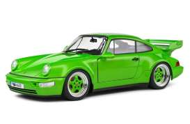 Porsche  - 911 (964) 1990 green - 1:18 - Solido - 1803411 - soli1803411 | Toms Modelautos