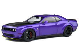 Dodge  - Challenger SRT 2020 purple - 1:18 - Solido - SO1805714 - soli1805714 | Toms Modelautos