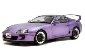 Toyota  - Supra Mk.4 (A80) 1993 purple - 1:18 - Solido - SO1807607 - soli1807607 | Toms Modelautos