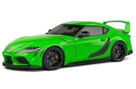 Toyota  - Supra GR 2023 green - 1:18 - Solido - SO1809004 - soli1809004 | Toms Modelautos
