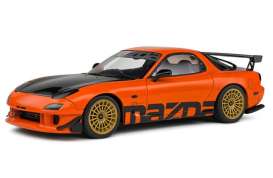 Mazda  - RX7 FD RS 1999 orange - 1:18 - Solido - SO1810604 - soli1810604 | Toms Modelautos