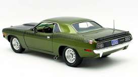 Plymouth  - AAR Cuda 1970 green - 1:18 - Acme Diecast - 1806140 - acme1806140 | Toms Modelautos