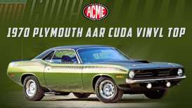 Plymouth  - AAR Cuda 1970 green - 1:18 - Acme Diecast - 1806140VT - acme1806140VT | Toms Modelautos