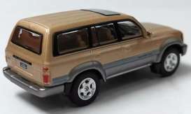 Toyota  - Land Rover LC80 1994 gold - 1:64 - Massdi - TYT1003 - MAS-TYT1003 | Toms Modelautos