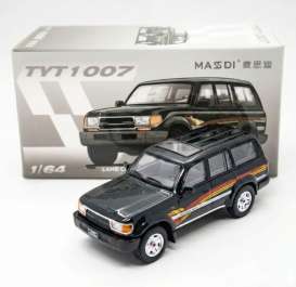 Toyota  - Land Rover LC80 1994 green - 1:64 - Massdi - TYT1007 - MAS-TYT1007 | Toms Modelautos