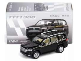 Toyota  - Land Rover LC300 black - 1:64 - Massdi - TYT1300 - MAS-TYT1300 | Toms Modelautos