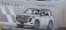Toyota  - Land Rover LC300 white - 1:64 - Massdi - TYT1301 - MAS-TYT1301 | Toms Modelautos