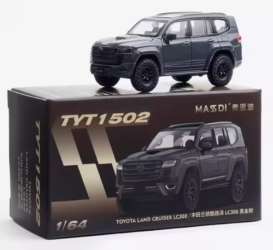 Toyota  - Land Rover LC300 gray - 1:64 - Massdi - TYT1502 - MAS-TYT1502 | Toms Modelautos