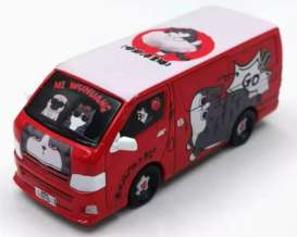 Toyota  - Hiace red - 1:64 - Massdi - TYT1771 - MAS-TYT1771 | Toms Modelautos
