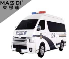 Toyota  - Hiace H200 2023 white/blue - 1:64 - Massdi - TYT3802 - MAS-TYT3802 | Toms Modelautos