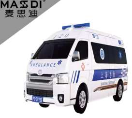 Toyota  - Hiace H200 2023 white/blue - 1:64 - Massdi - TYT3803 - MAS-TYT3803 | Toms Modelautos