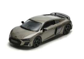 Audi  - R8 V10 2022 grey - 1:64 - Massdi - AD4702 - MAS-AD4702 | Toms Modelautos