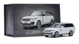 Range Rover  - 2020 white - 1:64 - Massdi - LR1001 - MAS-LR1001 | Toms Modelautos