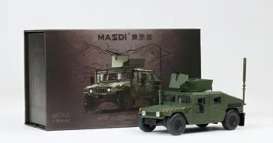 Humvee  - M1151 amry green - 1:64 - Massdi - TJ1000 - MAS-TJ1000 | Toms Modelautos