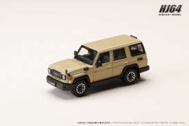 Toyota  - Land Cruiser 70 beige - 1:64 - Hobby Japan - HJ641090ABE - HJ641090ABE | Toms Modelautos