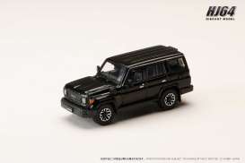 Toyota  - Land Cruiser 70 black - 1:64 - Hobby Japan - HJ641090ABK - HJ641090ABK | Toms Modelautos