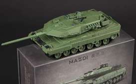 Leopard  - 2 A6 green - 1:64 - Massdi - MS1001 - MAS-MS1001 | Toms Modelautos