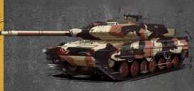 Leopard  - 2 A6 sand camouflage - 1:64 - Massdi - MS1206 - MAS-MS1206 | Toms Modelautos