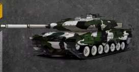Leopard  - 2 A6 winter camouflage - 1:64 - Massdi - MS1400 - MAS-MS1400 | Toms Modelautos
