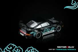 Porsche  - RWB 964 black - 1:64 - Motorhelix - M62102 - MH62102 | Toms Modelautos