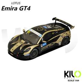Lotus  - Emira 2023 gold/black - 1:64 - KILOWorks - KLWO027-1 - KLWO027-1 | Toms Modelautos