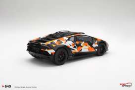 Lamborghini  - Huracan 2024 orange/white/black - 1:18 - Top Speed - TS0640 - TS0640 | Toms Modelautos