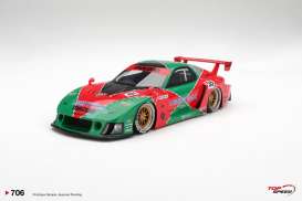 Mazda  - RX-7 2024 red/green - 1:18 - Top Speed - TS0706 - TS0706 | Toms Modelautos