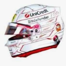 Helmet  - 2026 white/red - 1:5 - Look Smart - LSHEL033 - LSHEL033 | Toms Modelautos