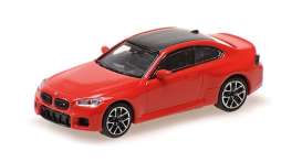 BMW  - M2 2023 red   metallic - 1:87 - Minichamps - 870024700 - mc870024700 | Toms Modelautos