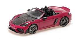 Porsche  - Spyder RS 2023 rubystar - 1:43 - Minichamps - 410063132 - mc410063132 | Toms Modelautos