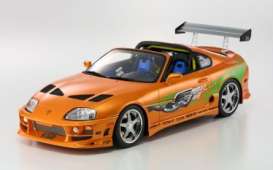 Toyota  - Supra Turbo orange pearl - 1:12 - Kyosho - KSR12009A - kyoKSR12009A | Toms Modelautos