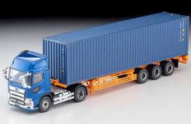 Hino  - Profia blue - 1:64 - Tomica Limited Vintage - TMT33944 - TLV-N292e | Toms Modelautos