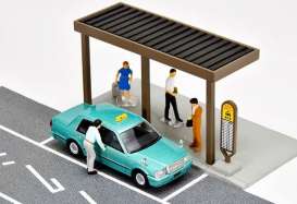 diorama  - Taxi Stand  - 1:64 - Tomica Limited Vintage - TMT33956 - TLV-Diocolle04c | Toms Modelautos