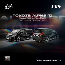 Toyota  - Alphard  black - 1:64 - ModelModel - MM64-Alphard-001 - MM64-Alphard-001 | Toms Modelautos